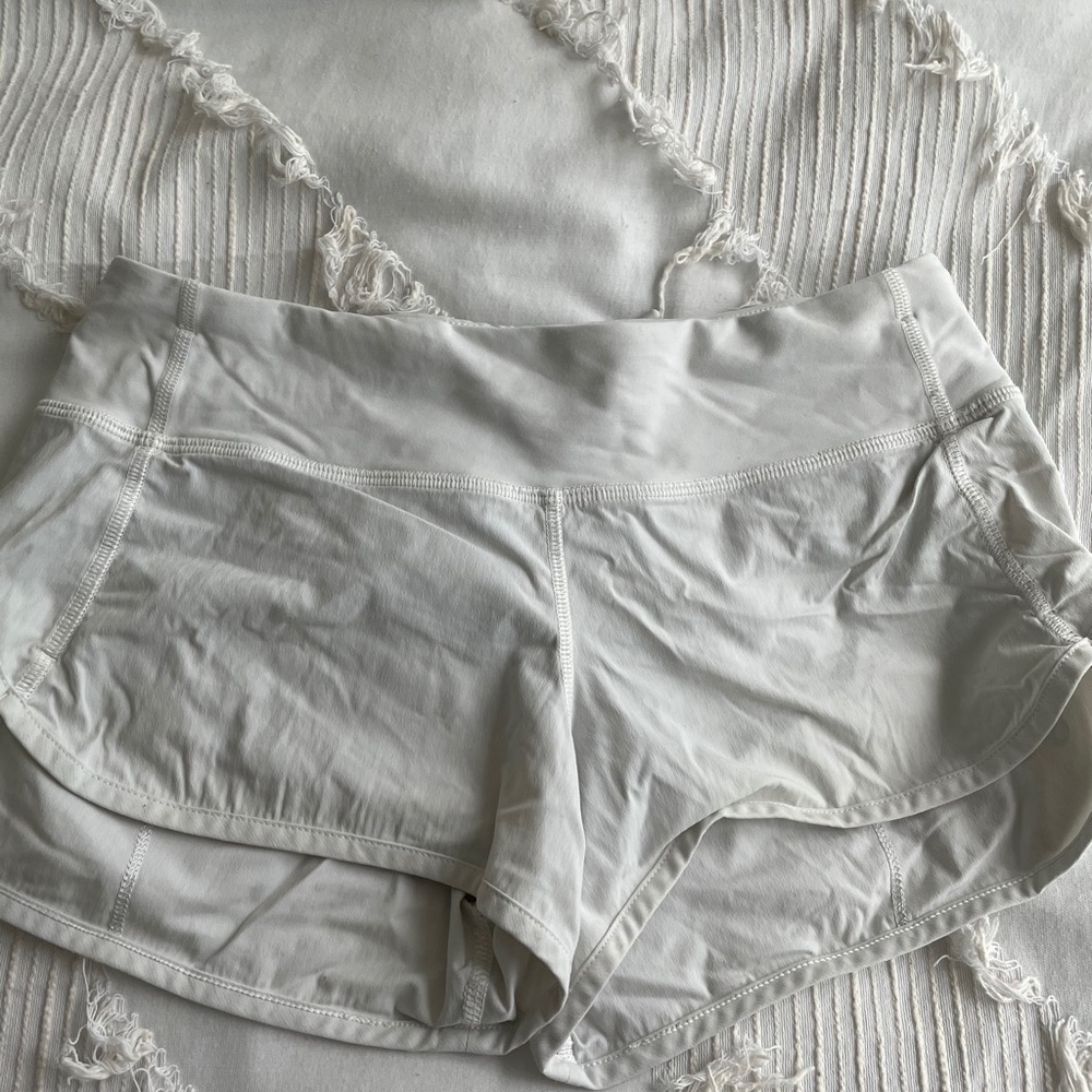 Lululemon white shorts